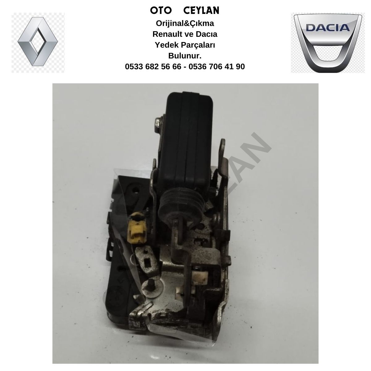 8200928450 Logan Sol Ön Kapı Kilidi Orijinal Çıkma