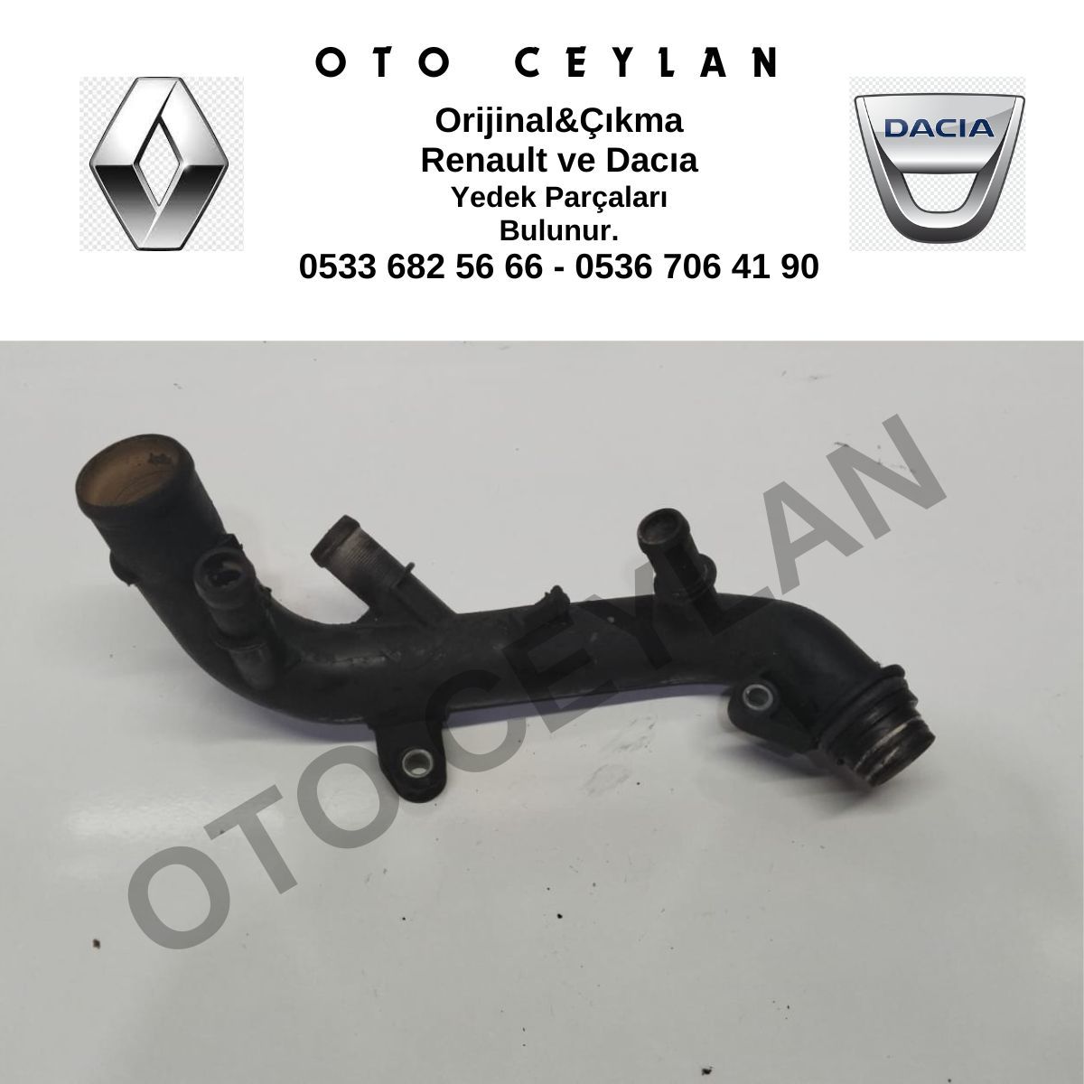 210471273R Clio 5 Captur 2 Su Pompa Blok Su Borusu 1.0 Tce H4D Orijinal Çıkma