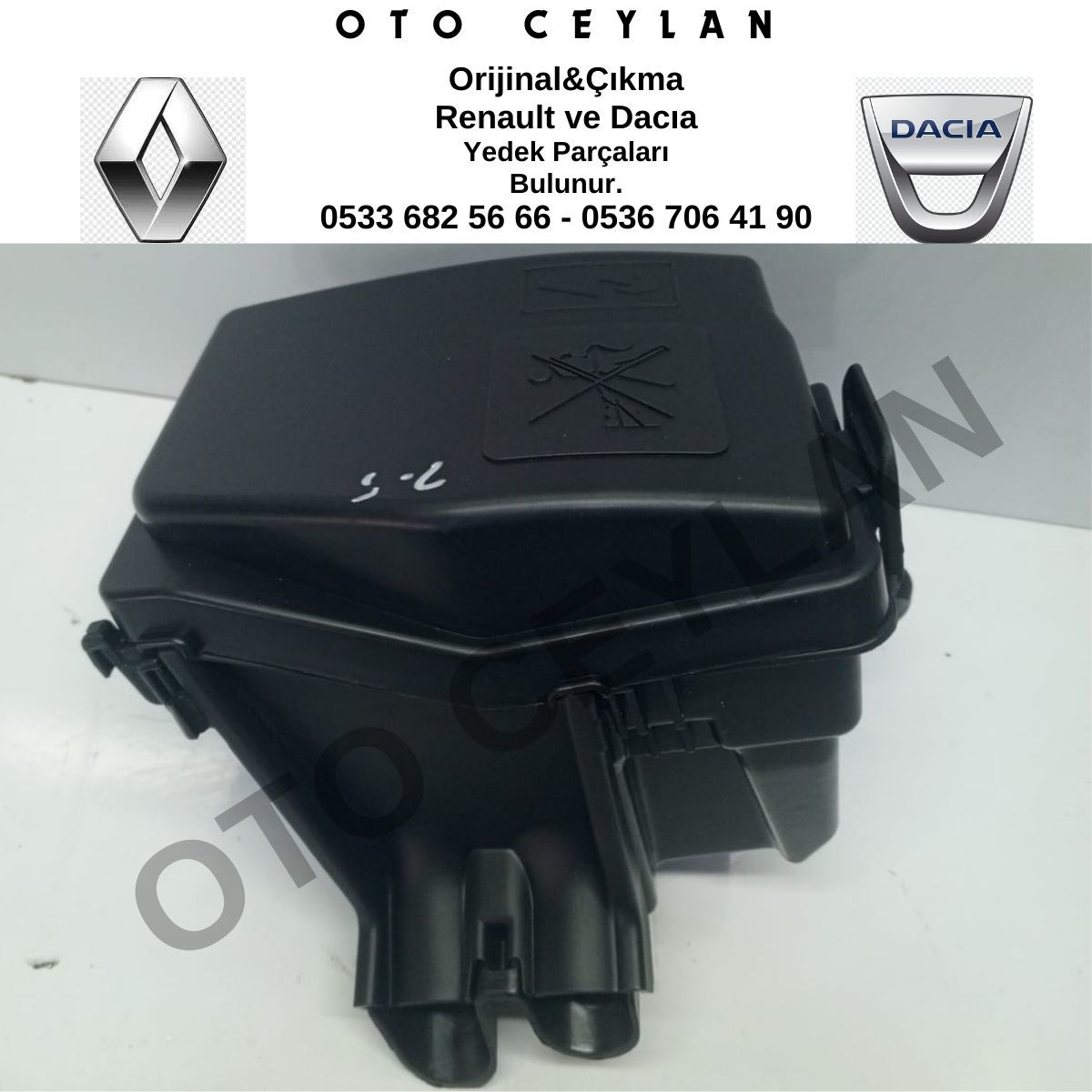 9814502 Clio 4 Captur Sigorta Kutu Kapağı Orijinal Sıfır