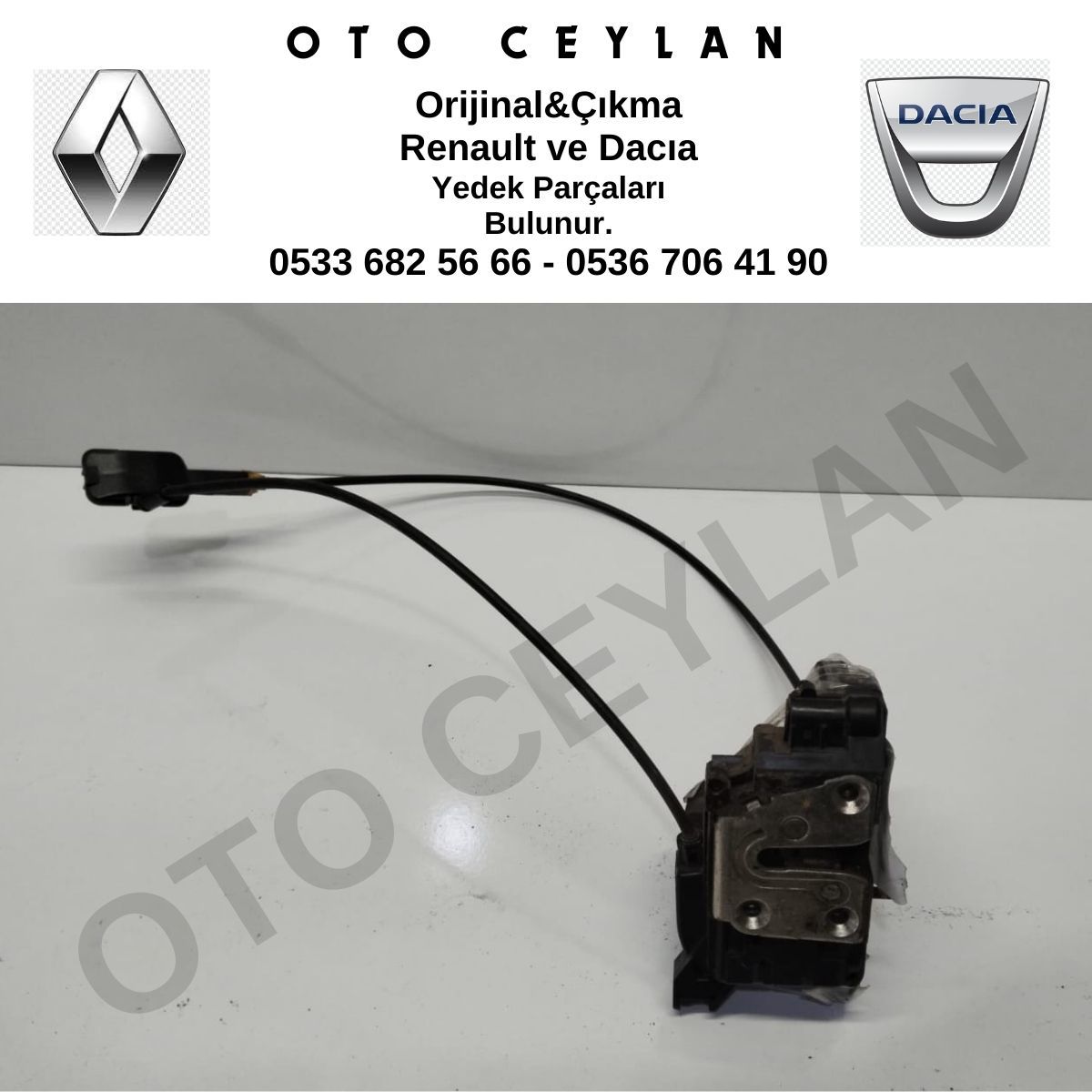 Clio 3 Sol Arka Kapı Kilidi Orjinal Çıkma