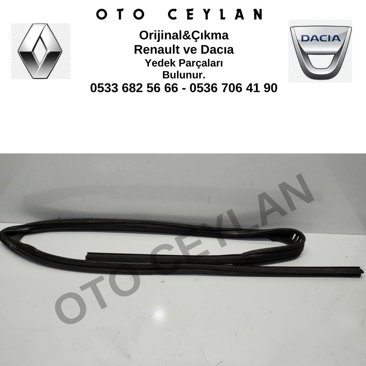 803307058R Dacia Lodgy Dokker Sağ Ön Cam Fitili Orijinal Çıkma