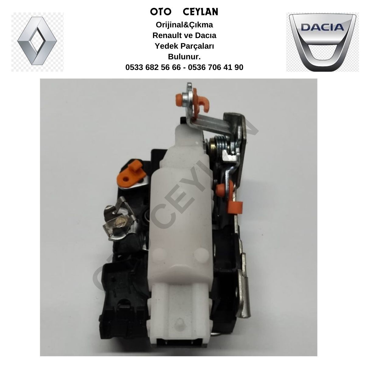 DORTEL 104002 Kangoo Sağ Ön Kapı Kilidi Sıfır Yerli Üretim