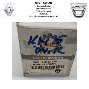 DORTEL 104002 Kangoo Sağ Ön Kapı Kilidi Sıfır Yerli Üretim