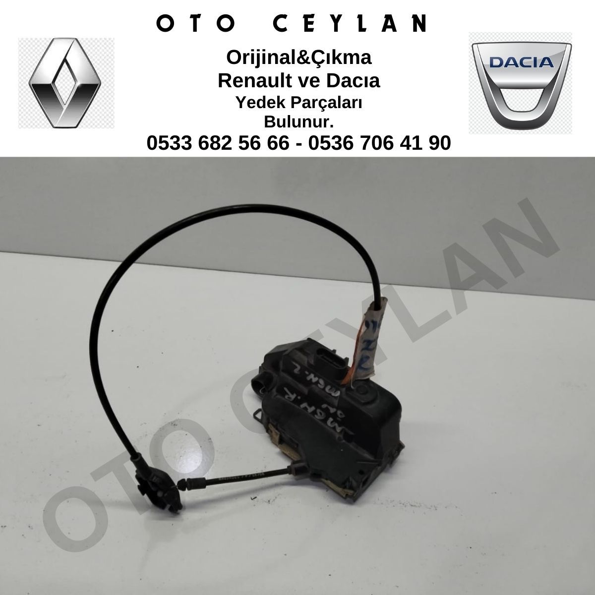 Megane 2 Sağ Ön Kapı Kilidi Orjinal Çıkma