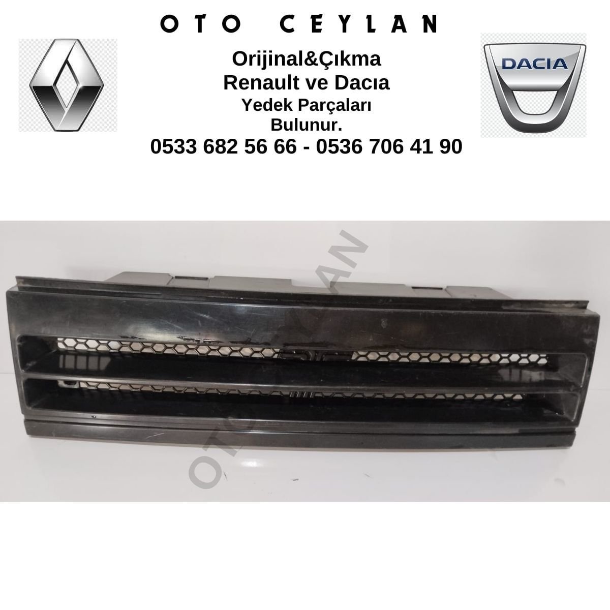 85055145 Doğan Kartal Şahin SLX Ön Panjur T Armalı Yerli Üretim