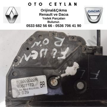 805020022R Fluence Sağ Ön Kapı Kilidi Orjinal Çıkma