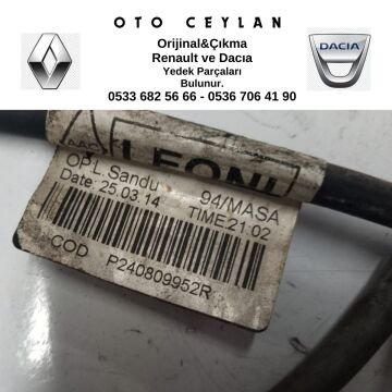 240809952R SANDERO AKÜ KABLOSU ÇIKMA ORİJİNAL