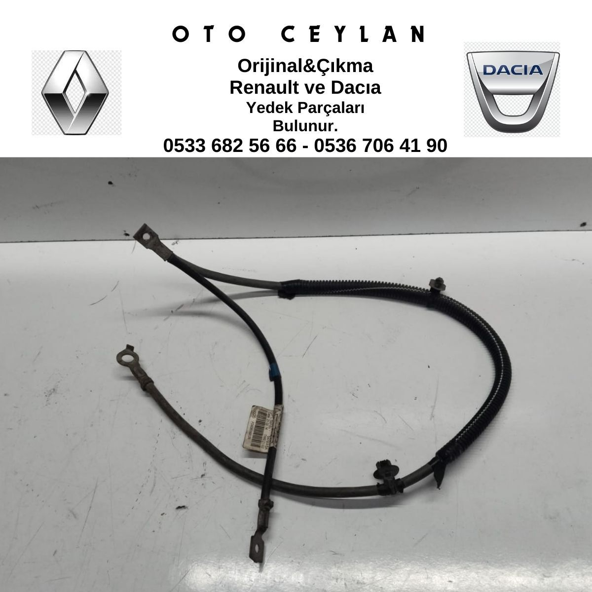 240809952R SANDERO AKÜ KABLOSU ÇIKMA ORİJİNAL