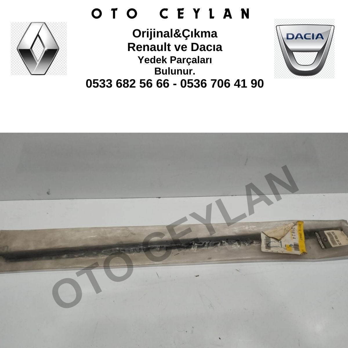 8200695930 Clio Symbol Thalia Ön Sol Kapı Dış Fitili Sıfır Orijinal