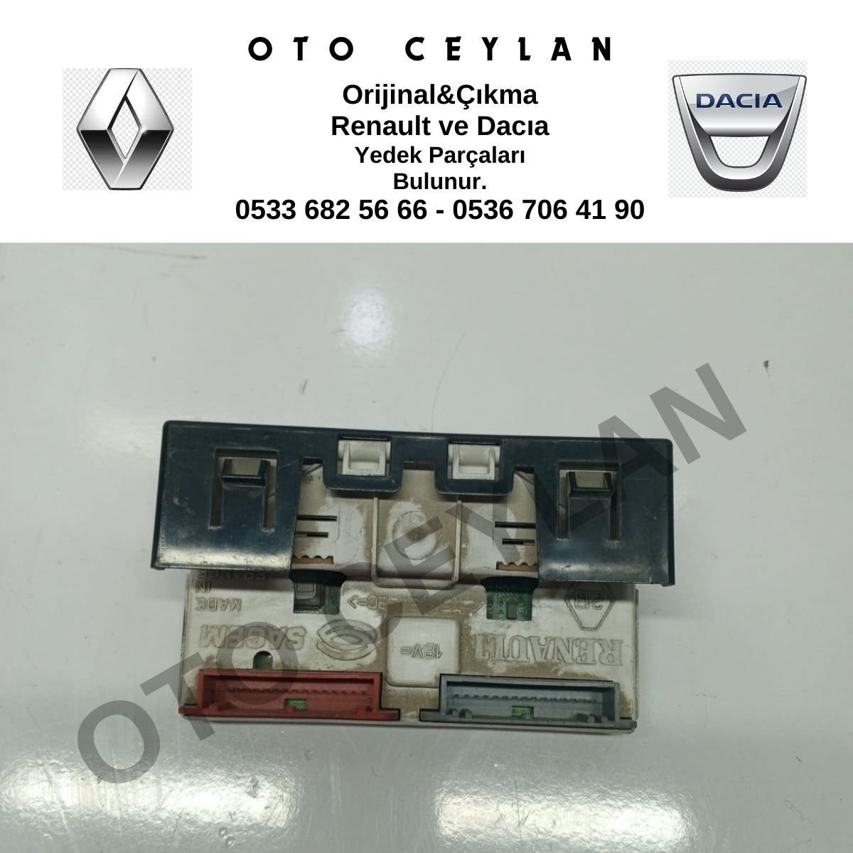 7700428029 Megane Radyo Göstergesi Orijinal Çıkma