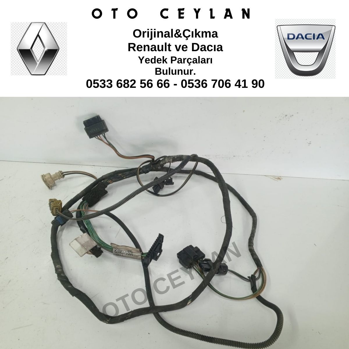 8200171531 Megane 2 Far Tesisatı Orijinal Çıkma