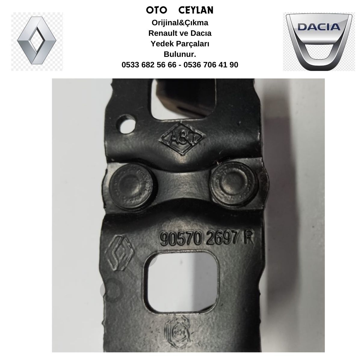 905702697R Duster Bagaj Kilit Karşılığı Çıkma Orijinal