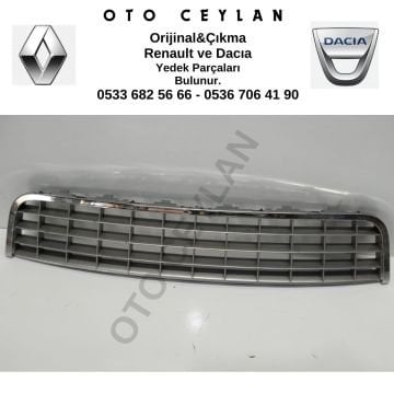 735438369 Fiat Linea Ön Tampon Orta Panjur Izgarası Siyah Nikelajı