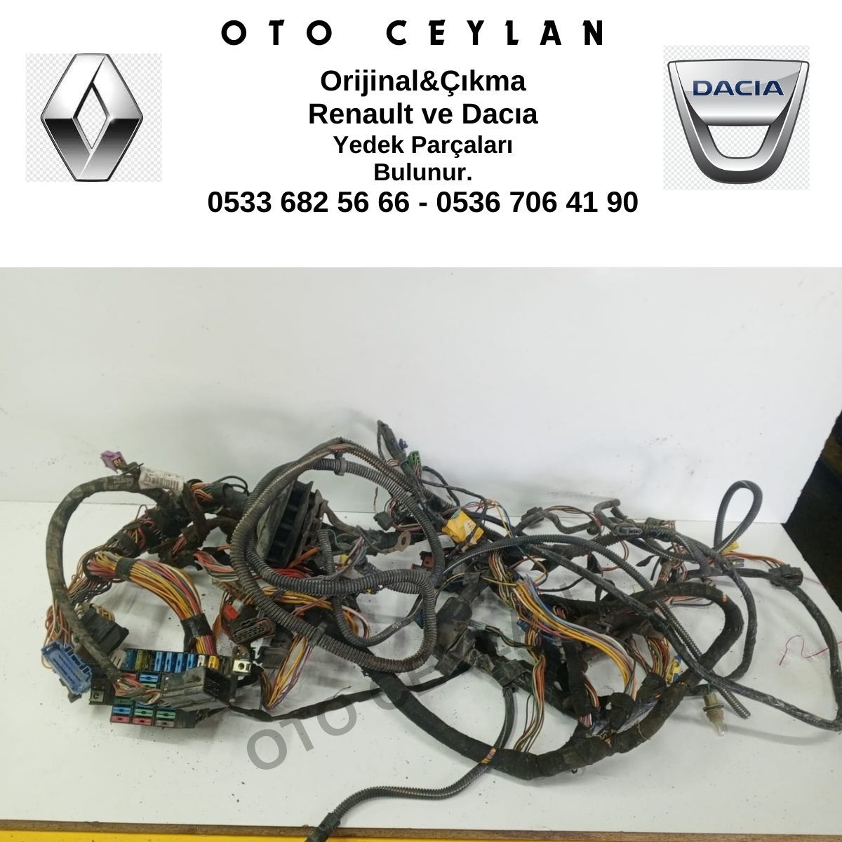 8200223427 Clio 2 Torpido Göğüs Tesisatı Dizel Orijinal Çıkma