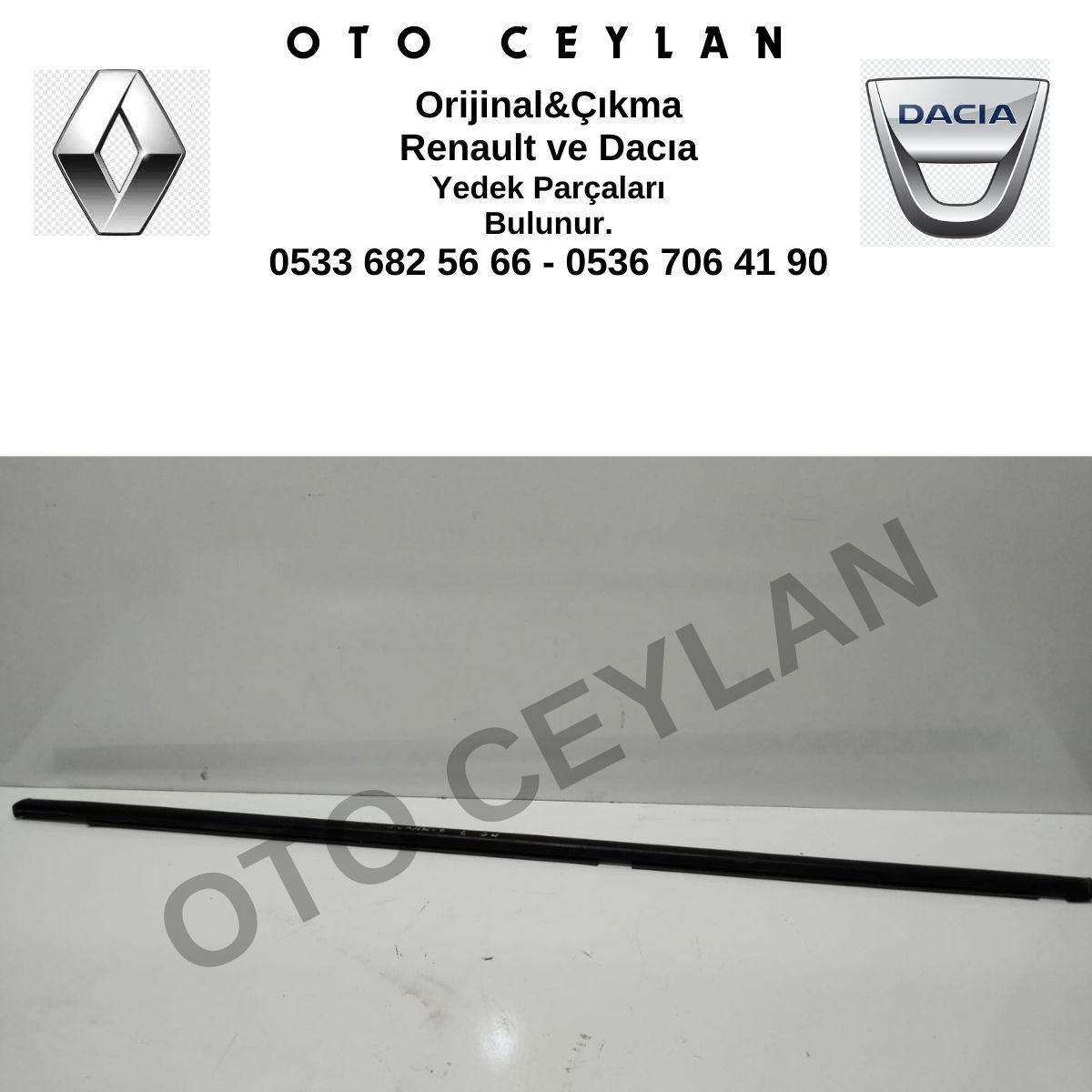 Scenic 2 Sol Ön Kapı Dış Sıyırıcı Orijinal Çıkma