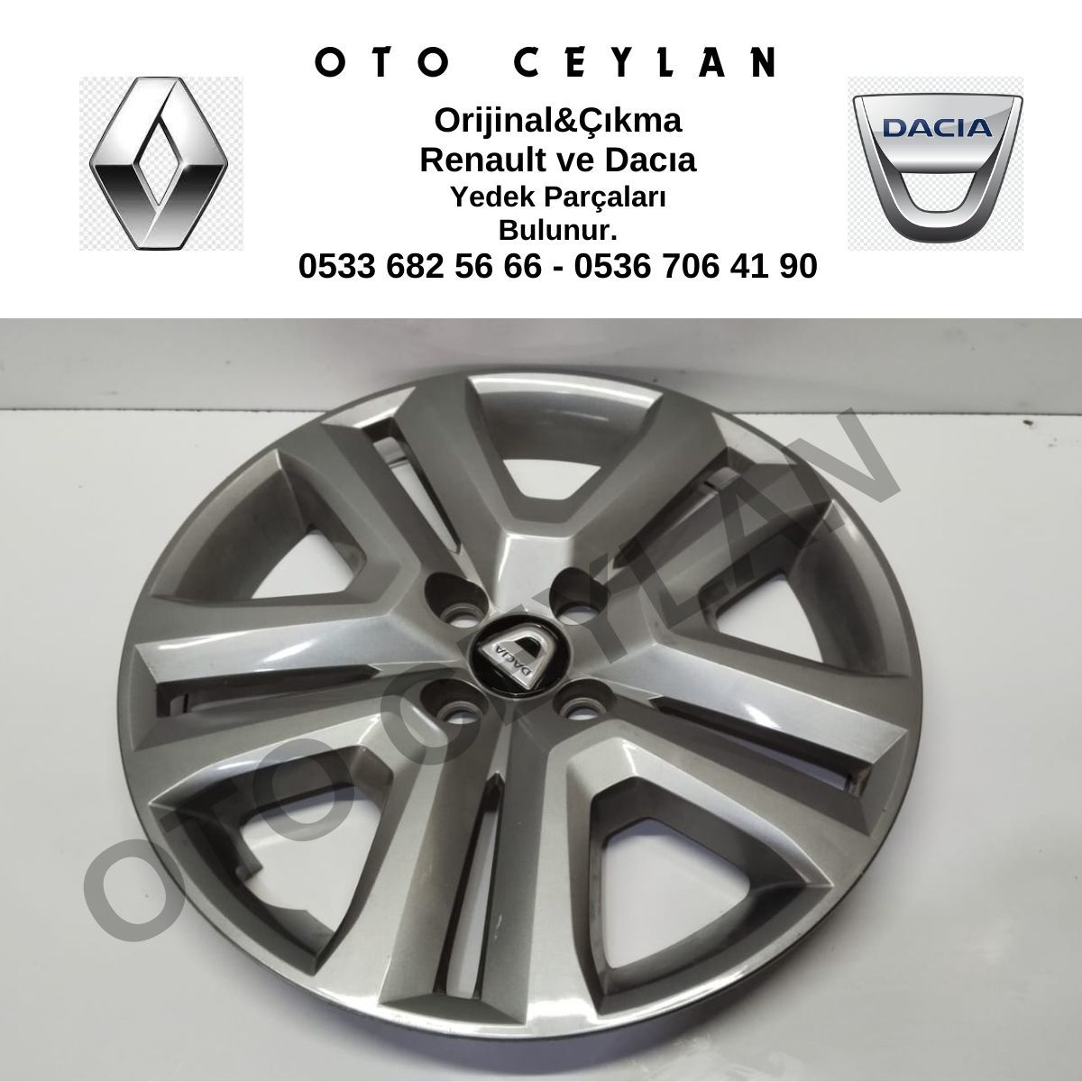 403152742R Sandero BJI Jant Kapağı Sıfır Orijinal