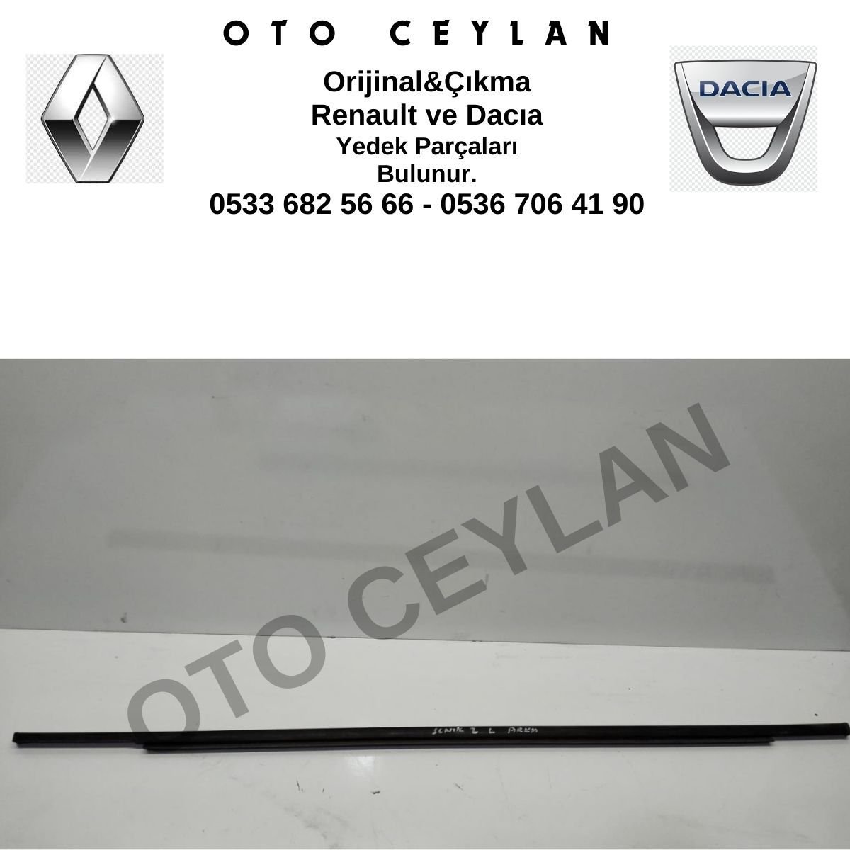 Scenic 2 Sol Arka Dış Fitili Orijinal Çıkma