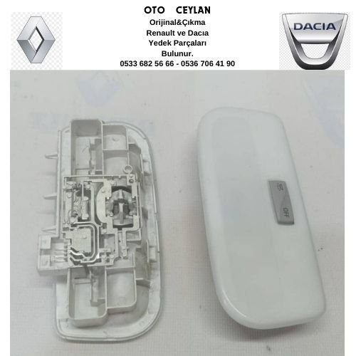 264300007R Megan III  Scenıc III Arka Tavan Lambası Çıkma Orijinal