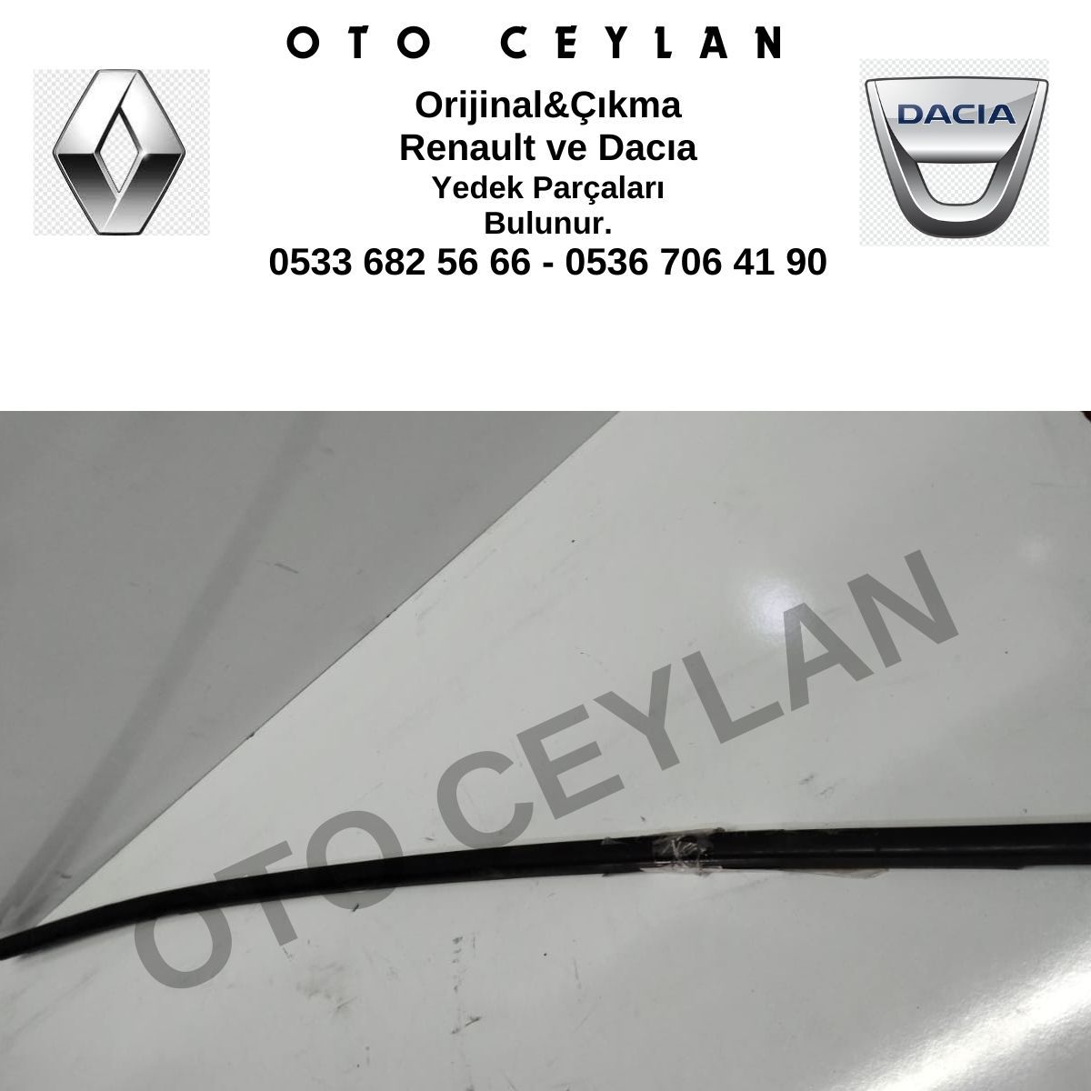 808203734R Clio 4 Sağ Ön Dış Sıyırıcı Orijinal Çıkma