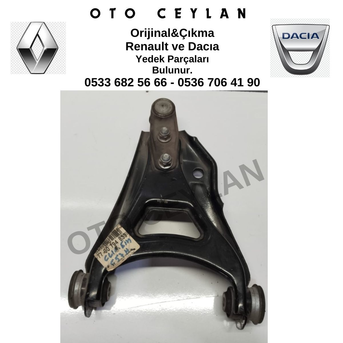 7700794833 Clio C57H Sol Salıncak Sıfır Orijinal