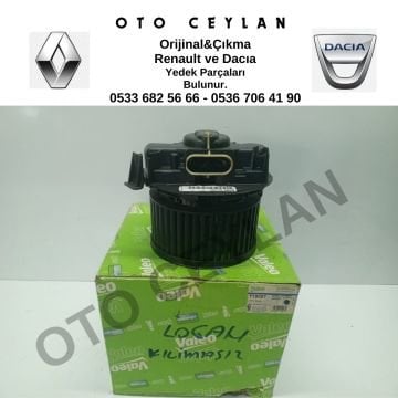 715057 Valeo Logan Kalorifer Fan Motoru Orijinal Sıfır