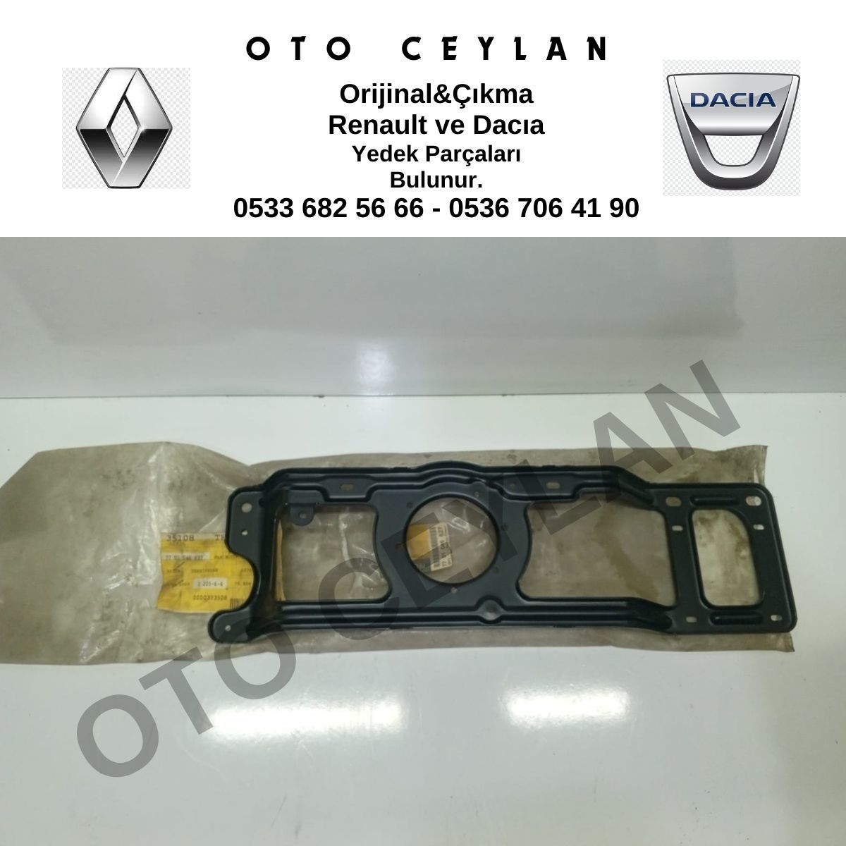 7701046627 Clio 2 Kangoo Fan Motor Şasesi Orijinal Sıfır