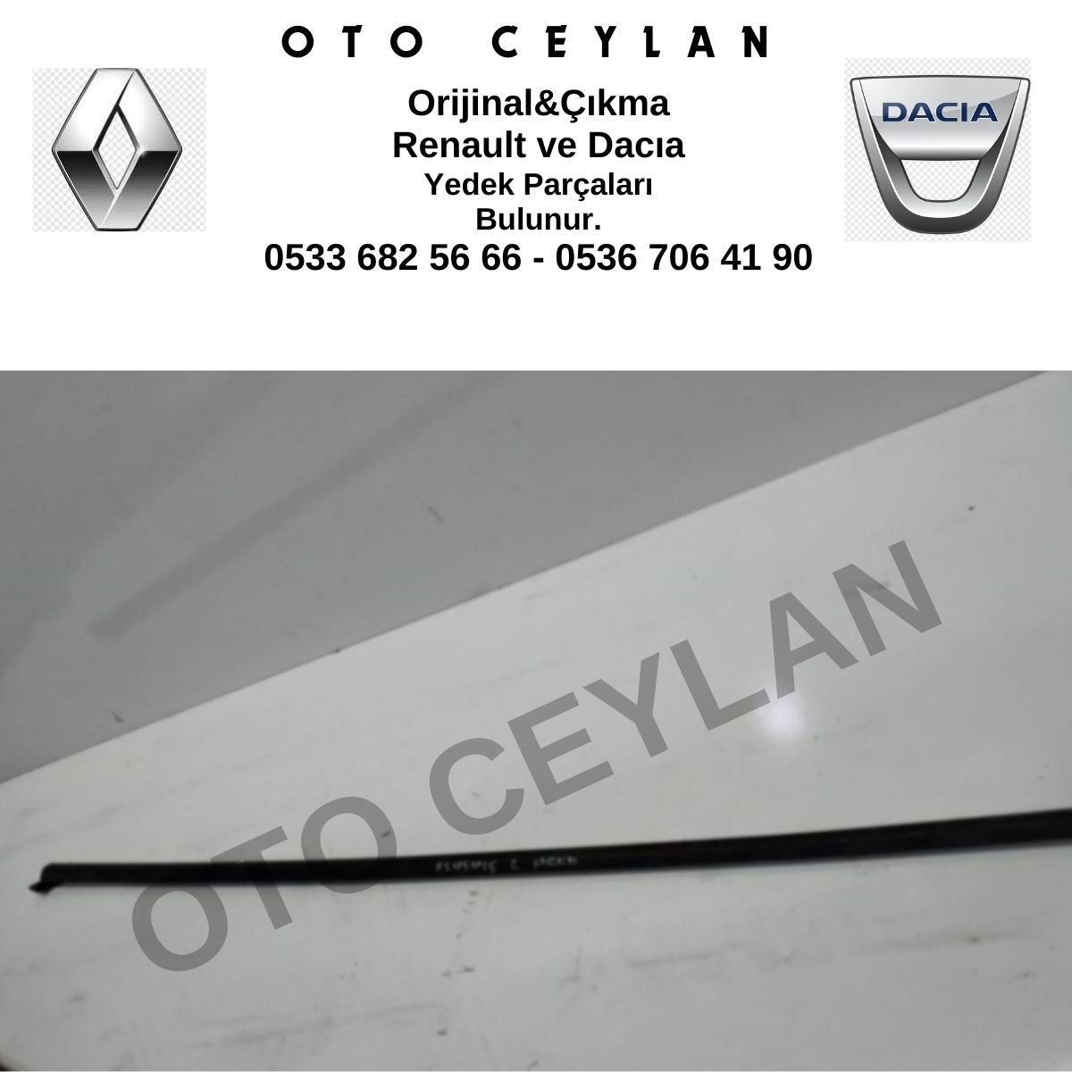 Fluence Sol Arka Dış Sıyırıcı Orijinal Çıkma