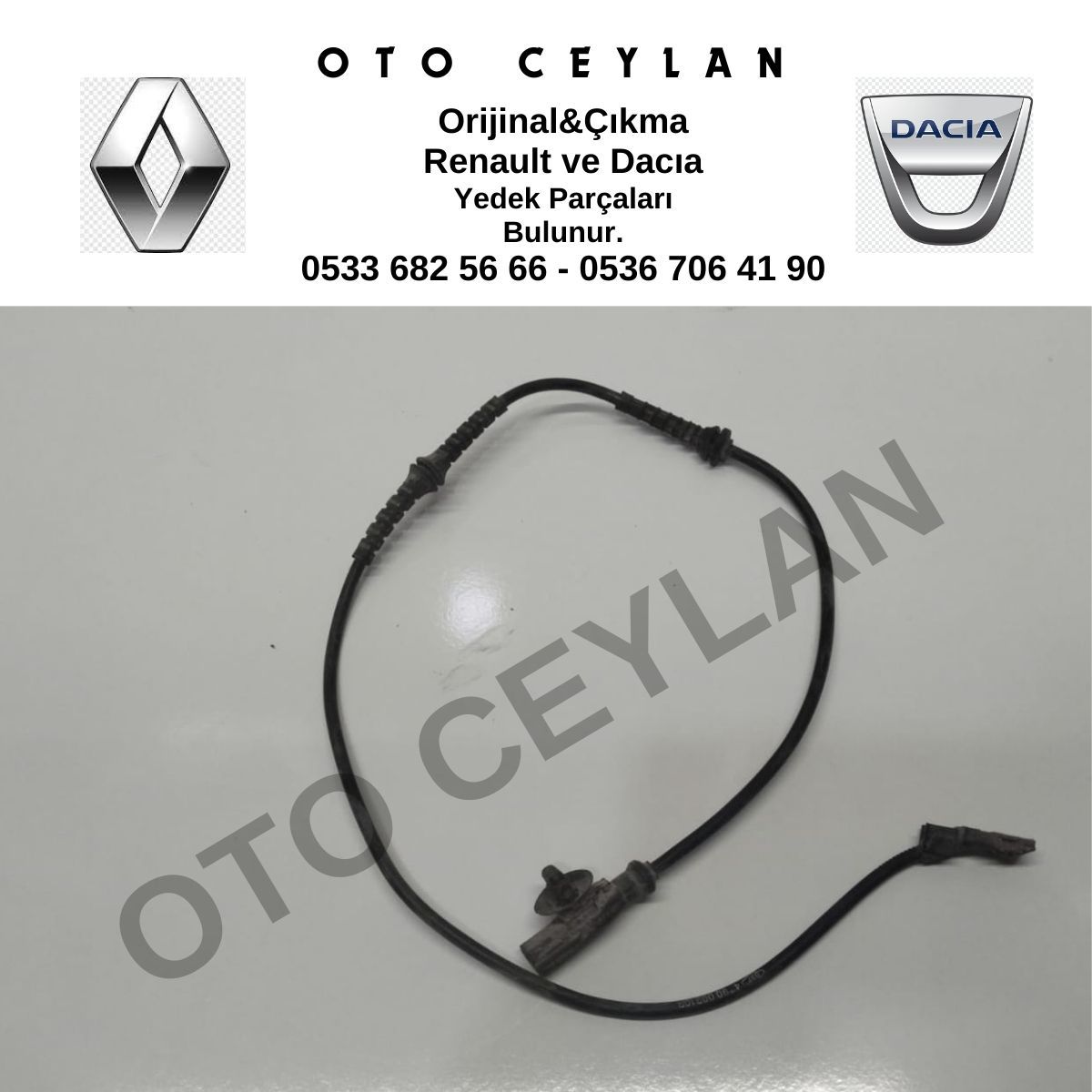 479000010R Megane 3 Fluence Arka ABS Kaptörü Orijinal Çıkma