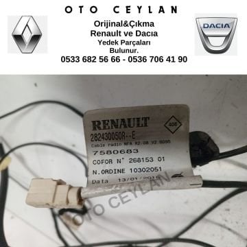 282430050R Megane Coupe Radyo Anten Kablosu Orijinal Çıkma