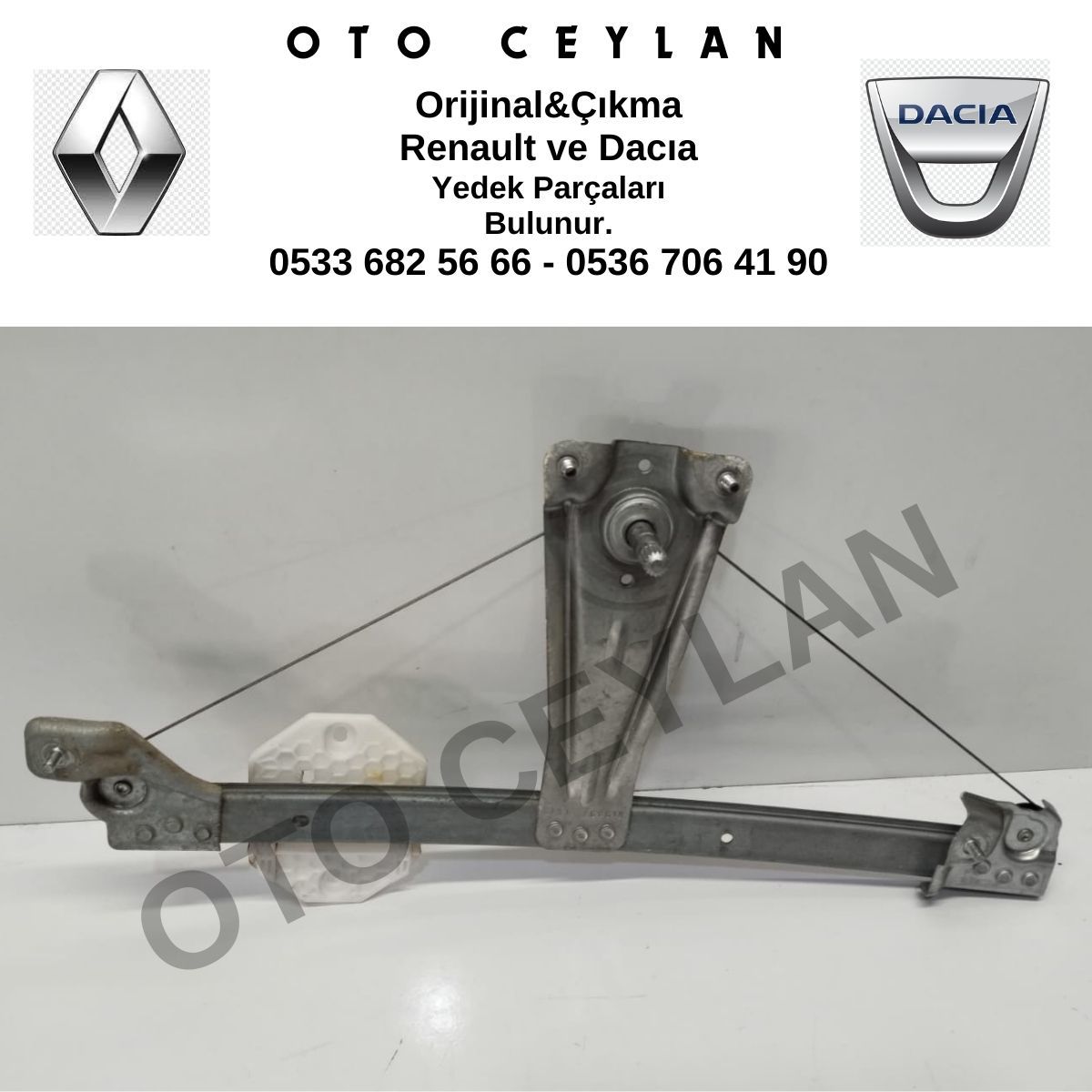 7700434304 Symbol Sağ Arka Cam Krikosu Orijinal Çıkma