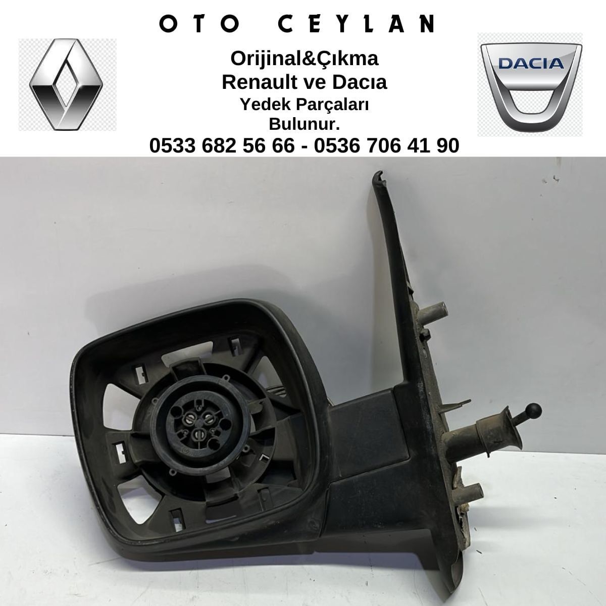 7701068839 Kangoo 3 Sol Ayna Gövdesi Orjinal