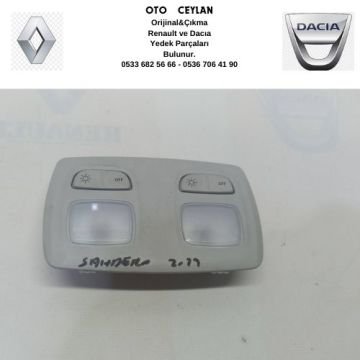 264307167R Sandero 3 Tavan Lambası Çıkma Orijinal