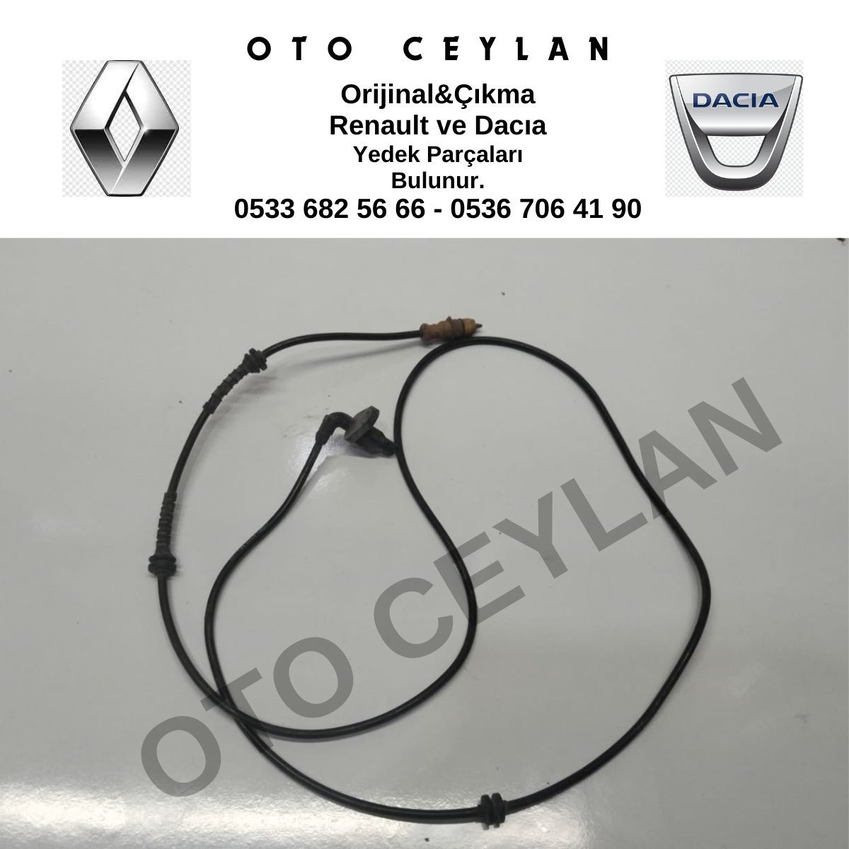 479001745R Clio 2 Symbol Arka Sağ ABS Kablosu Orijinal Çıkma