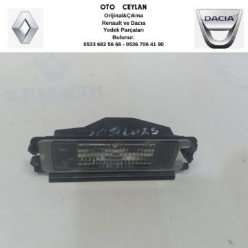 8200957874 Sandero Plaka Lambası Çıkma Orijinal