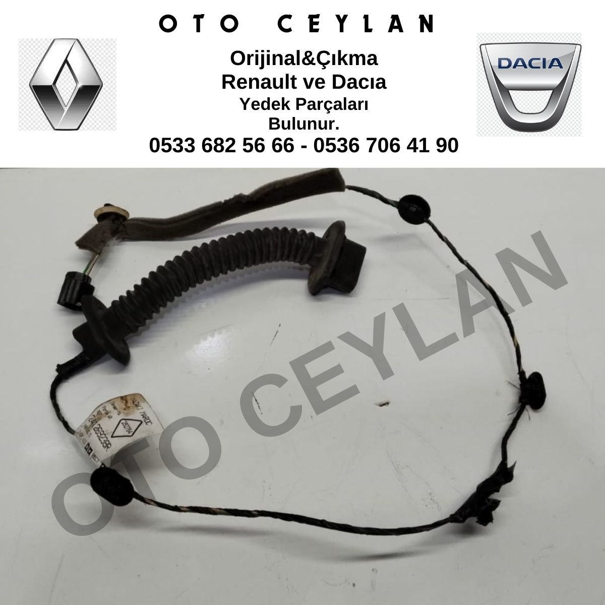 241269238R Symbol Sağ Arka Kapı Tesisatı Orijinal Çıkma