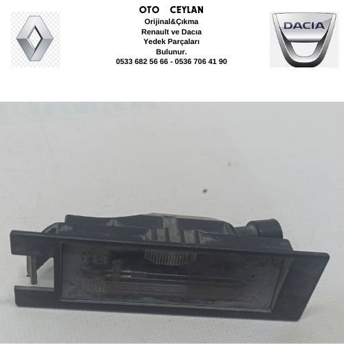 46843615 Fıat Albea Plaka Lambası Çıkma Orijinal