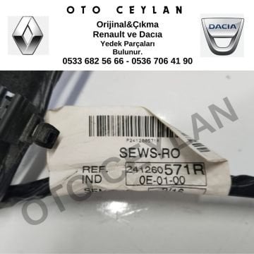 241260571R Dacia Duster Sağ Ön Kapı Tesisatı Orijinal Çıkma