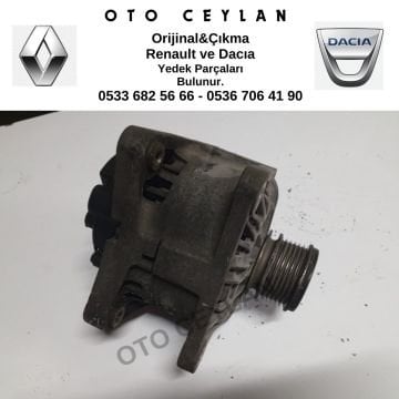 8200667608 Kango Alternatör Şarj Dinamosu 12V 110A 1.5 Dci Orijinal Çıkma Valeo Marka