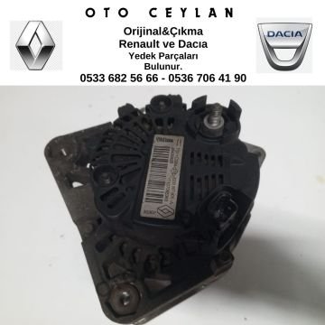8200667608 Kango Alternatör Şarj Dinamosu 12V 110A 1.5 Dci Orijinal Çıkma Valeo Marka
