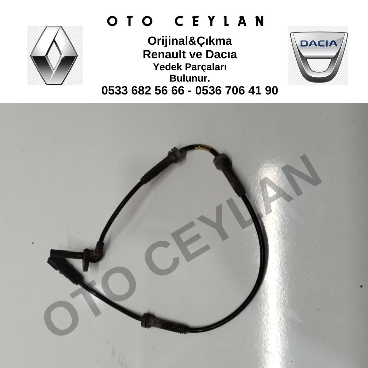 479104991R Sandero 2 Ön ABS Kablosu Orijinal Çıkma