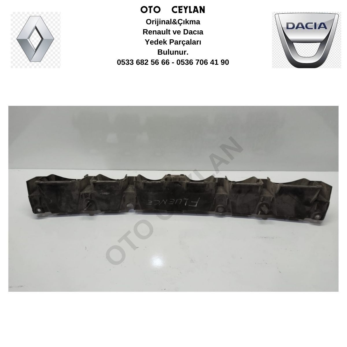 Fluence Arka Tampon orta Sportu Orijinal Çıkma