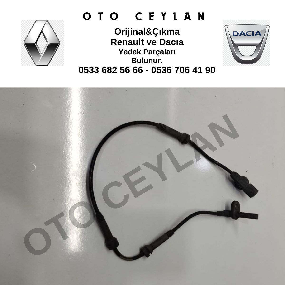 479104991R Lodgy Dokker Ön ABS Kablosu Orijinal Çıkma
