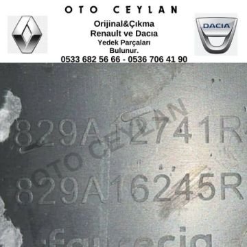 829A12741R Sandero 3 Sol Arka Kapı Döşemesi Çıkma Orjinal