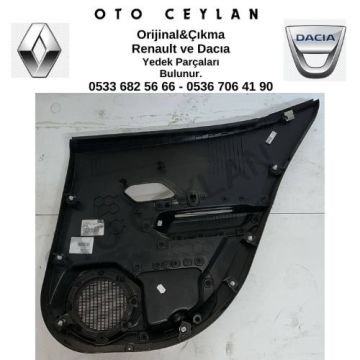 829A12741R Sandero 3 Sol Arka Kapı Döşemesi Çıkma Orjinal