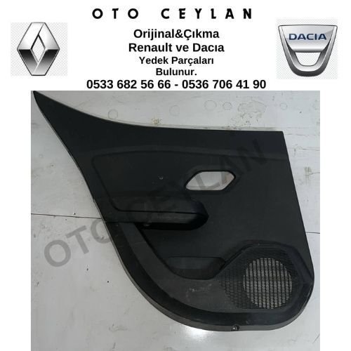 829A12741R Sandero 3 Sol Arka Kapı Döşemesi Çıkma Orjinal