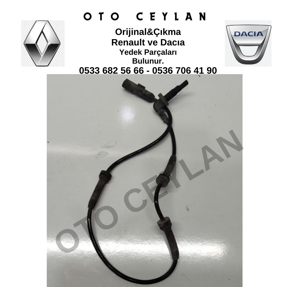 479107405R Clio 4 Captur Ön ABS Kablosu Orijinal Çıkma