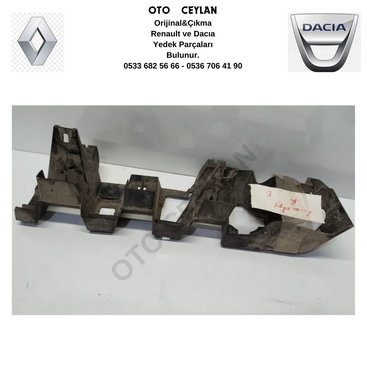 850927534R Lodgy Arka Tampon Darbe Emici Sağ Çıkma Orijinal