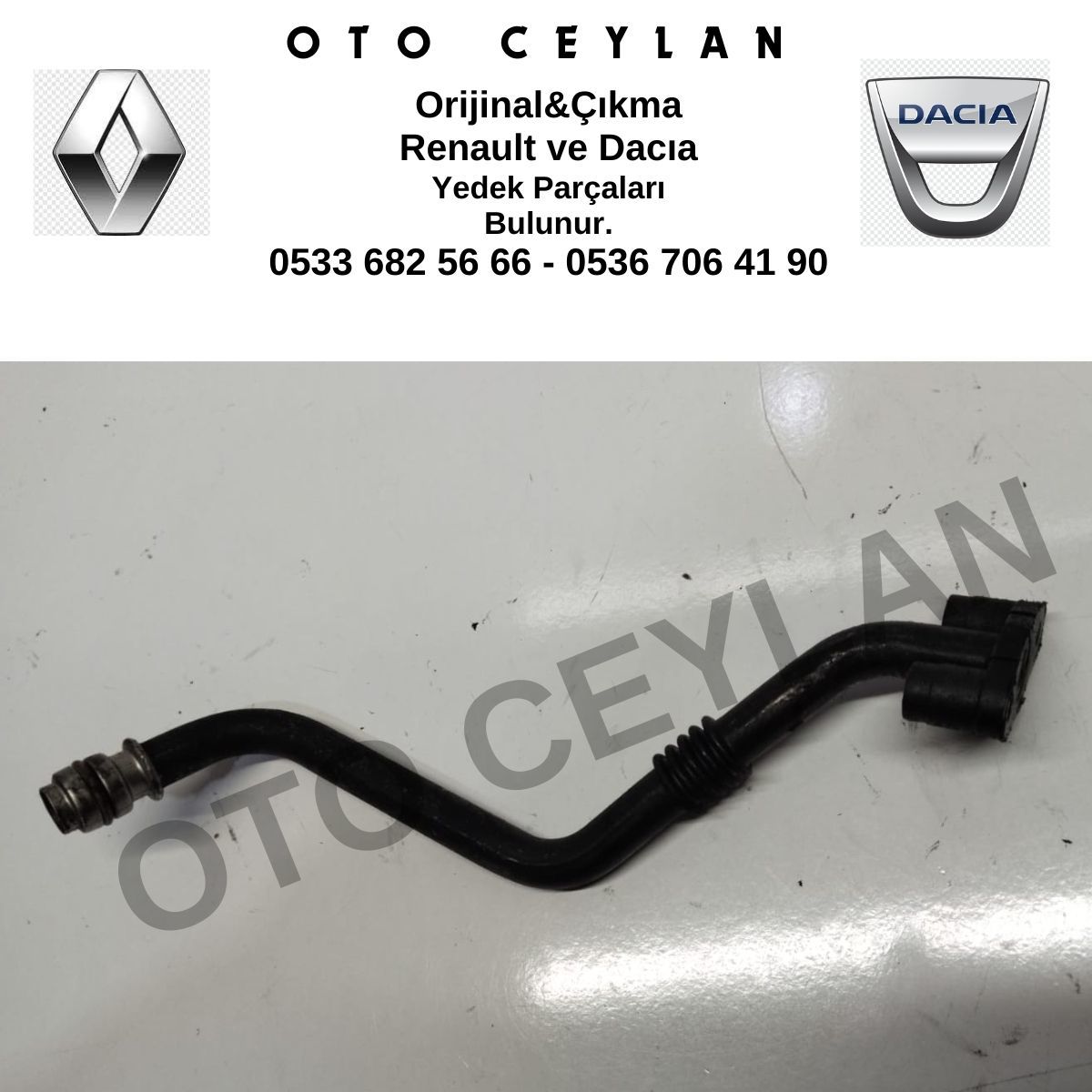 Renault Turbo Yağlama Borusu Orijinal Çıkma