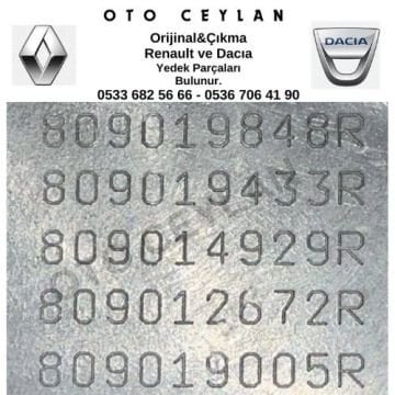 809019848R Dokker Sol Ön Kapı Döşemesi Çıkma Orjinal