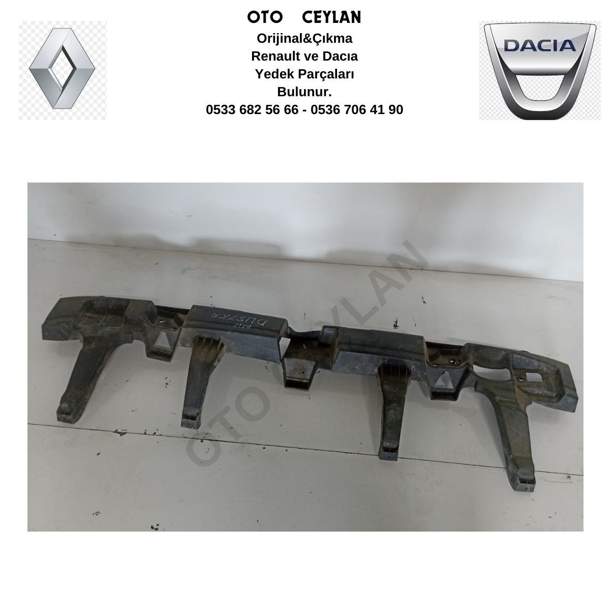 850908340R Duster Arka Tampon Darbe Emici Çıkma Orijinal